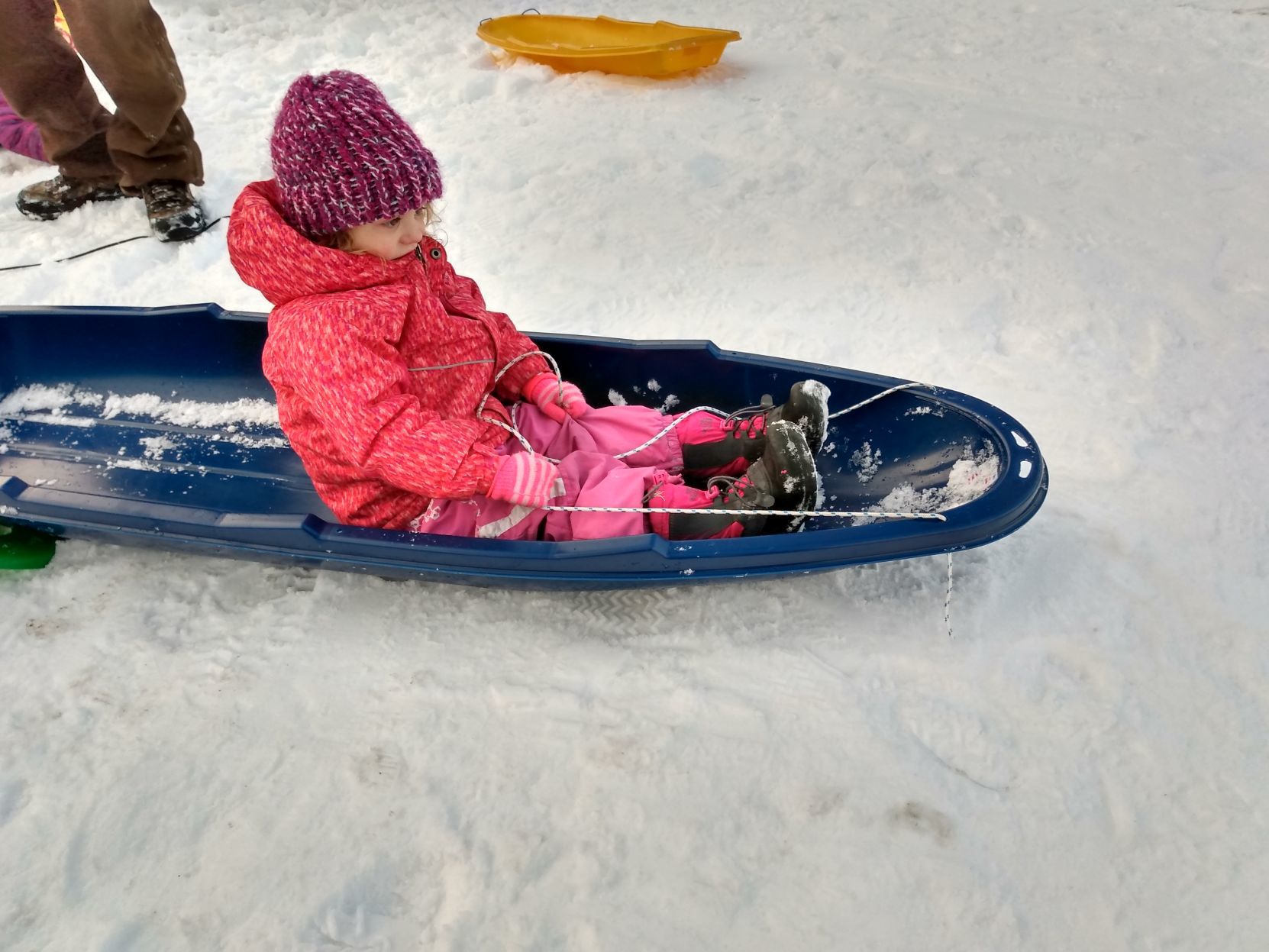 Sledding at WE Valley hill
